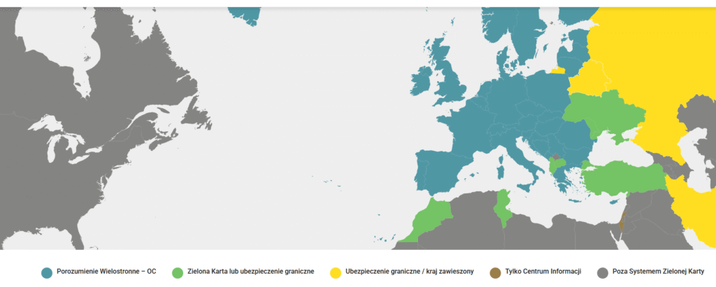 mapa pbuk zielona karta i ubezpieczenie graniczne